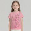 Kids T Shirt Short Sleeve Tee Gradient Butterfly Girls Clothes 5 to 6 Years Tops Tees Children's T-Shirt Round Neck Girl Blouse