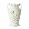 Keramisk Vase Elegant Design Fransk Håndglassert Hvit Håndlaget Blomsterholder for Stue
