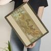 Vintage Mucha Style Metal Tin Sign Art Nouveau Decorative Painting Living RoomWall Hanging Ornament
