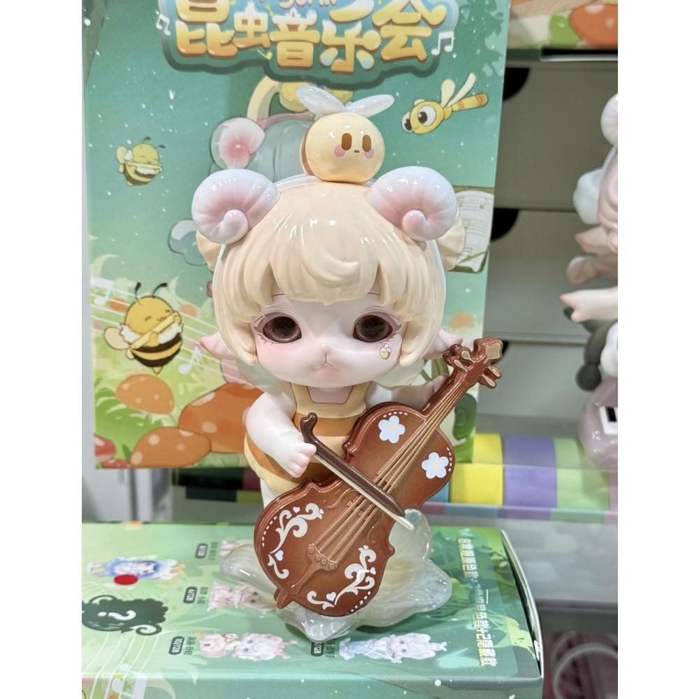 Pinyun Genuine MiJuan Insect Music Blind Box Trendy Cute Doll Handmade Desktop Ornament Ideal Female Birthday Gift