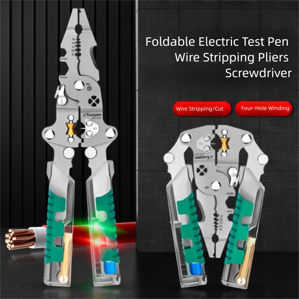

Comfortable Cable Pliers Non-Slip Electrician Crimpe Pliers New Wire Stripping Tool Hand Tools A