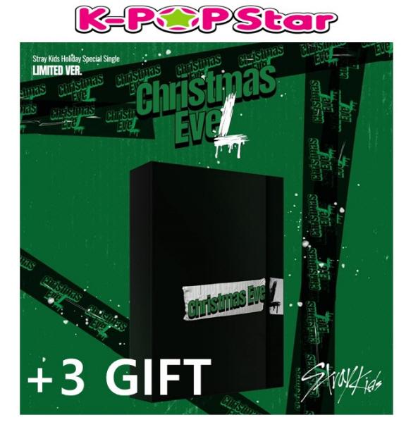 

STRAY KIDS - Святковий спеціальний сингл Christmas EveL [Limited ver.] Альбом + 3 подарунки