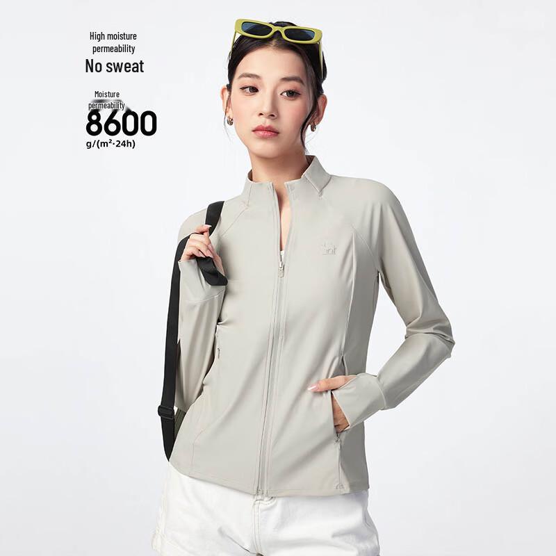 Camel Women's Stand Collar Cooling Sun Protection Jacket