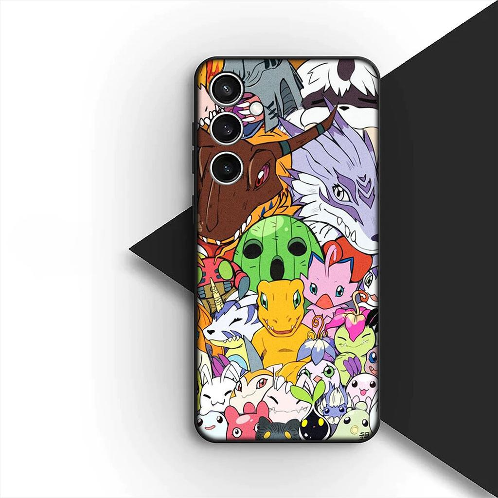 for Samsung Galaxy S24 S25 S23 FE Ultra Plus S7 Edge S25+ S23+ A56 5G Phone Case Digimons Adventure Digitals Digitals Monster