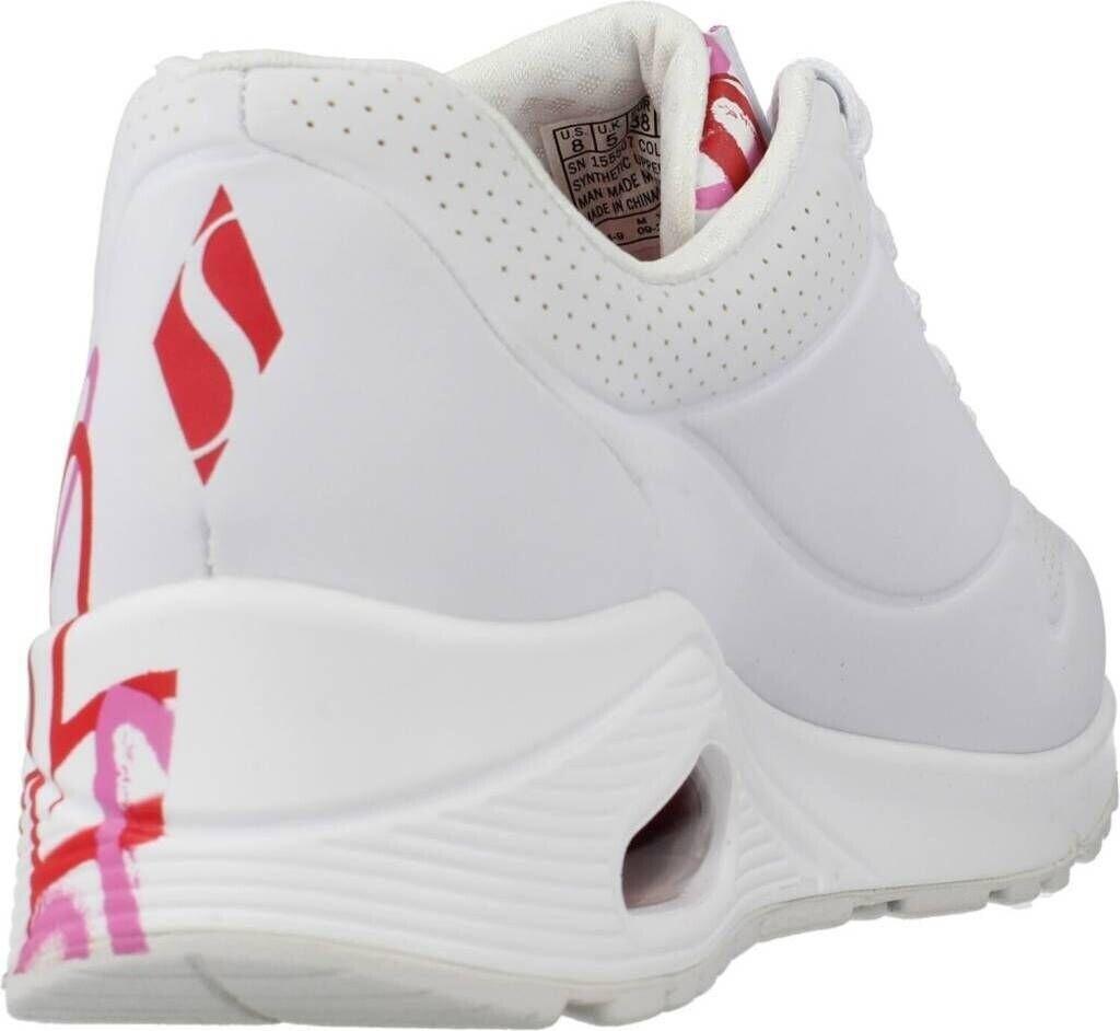 Кроссовки Skechers x JGoldcrown: Uno - Spread the Love Uno Spread the Love (155507) белый/розовый