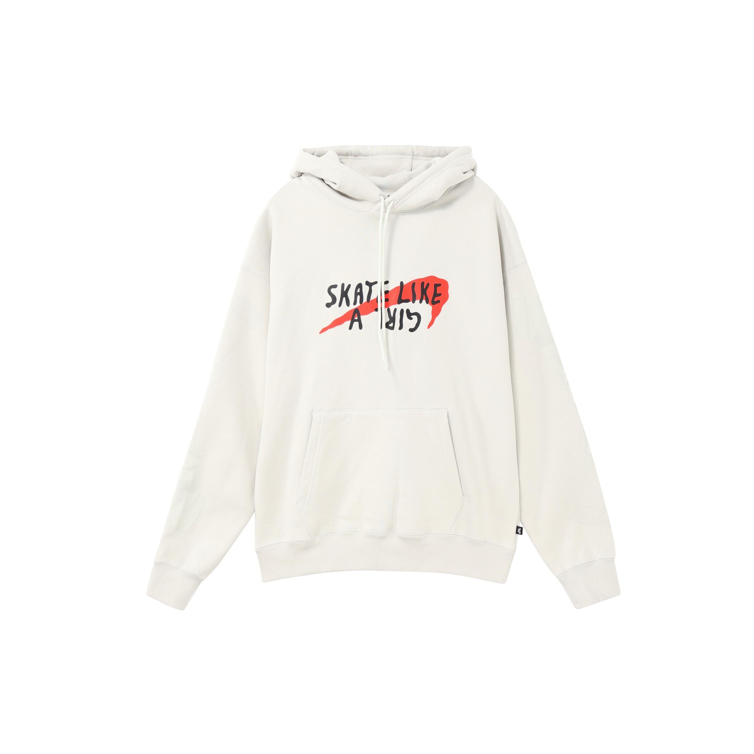 Nike Skate like a girl graphic hoodie Rice White Men s DQ7305-072 XS
