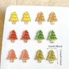 Pack of 20 Luxury Resin Nail Charms Christmas Tree Nail Art Gems for Long Lasting DIY Manicure Use Festive Event