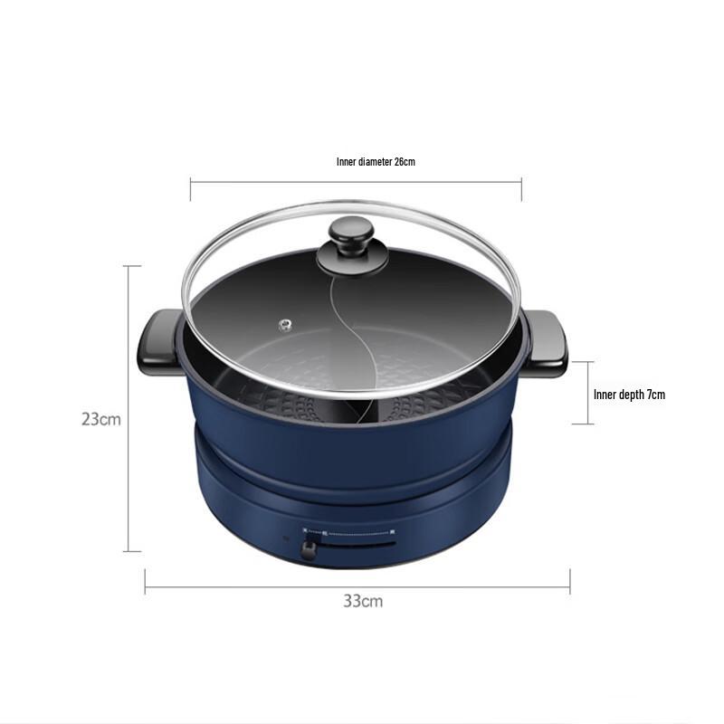 LIGA Multi-functional Electric Hotpot and Stir-Fry Cooker
