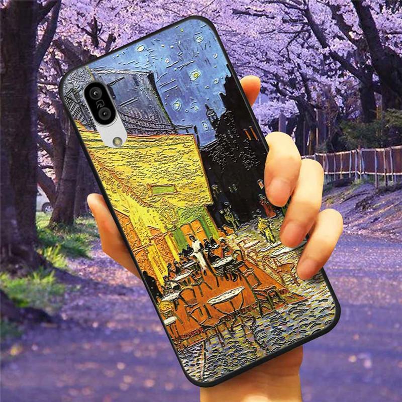 For Sharp Aquos Sense3 Case 3D Flower Relief Silicone Soft Emboss Cover For Sharp Aquos Sense 3 Lite Sense6 6 Luxury Cartoon