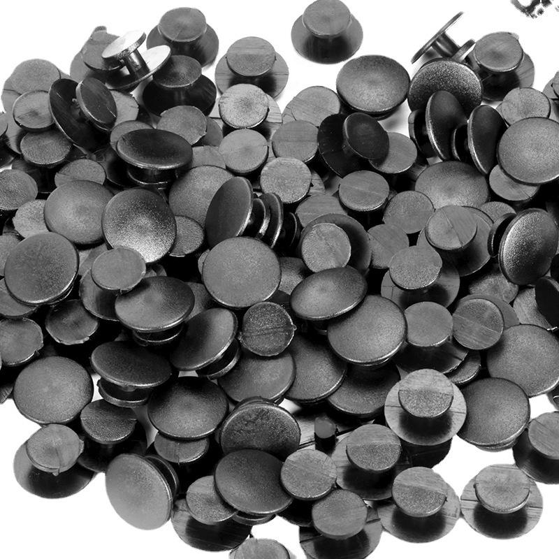 100Pcs Round Buckle Shoe Charms Croc DIY Accesseries Plastic Button For Hole Shoes Garden Shoe Diy Croc Fastener Accessories