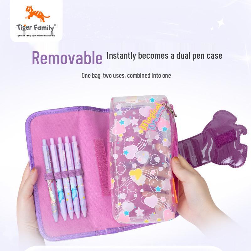 Two-in-One Kids Pencil Case with Large Capacity for Boys and Girls - School Stationery Box and Gift