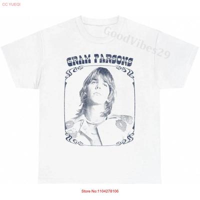 Gram Parsons Retro Aesthetic Usa Country Rock T Shirt S 5xl Vintage Fashion Top For Everyday Wear Slightly Breathable