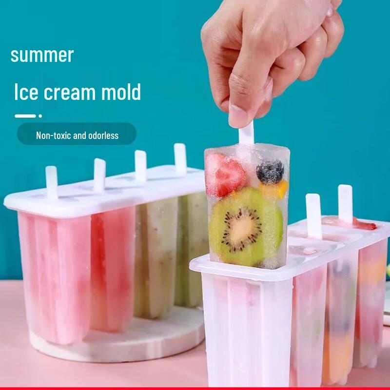 

DIY 4-Cell Popsicle Molds with Lids