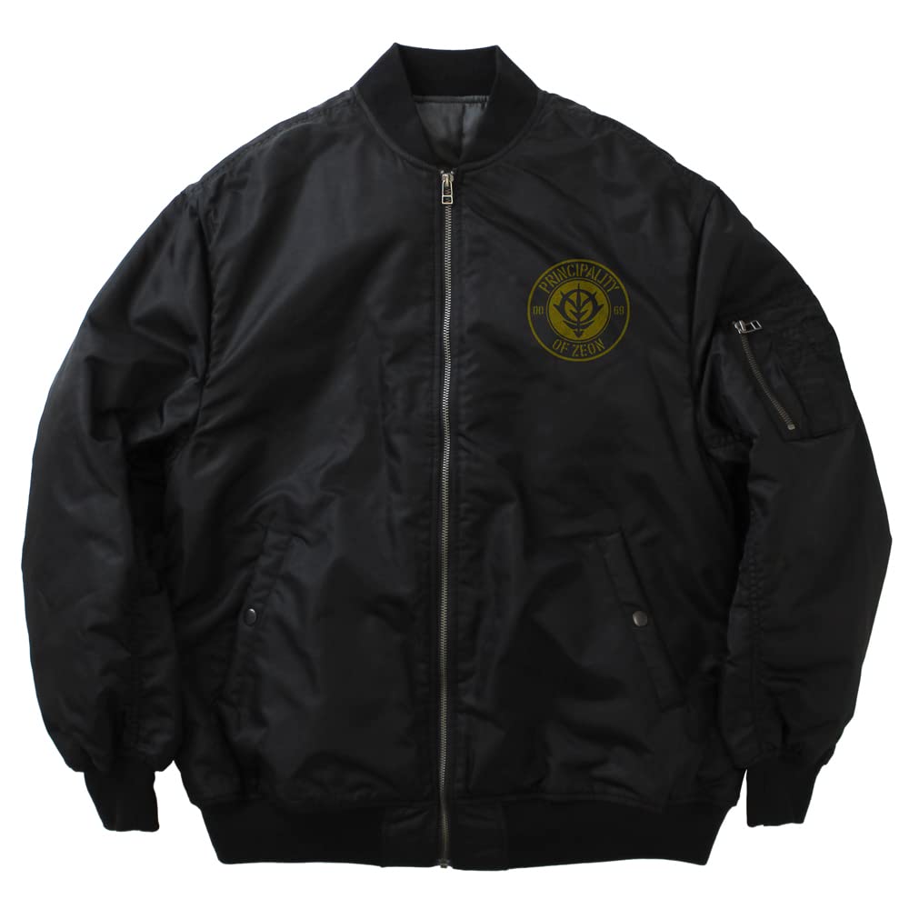 COSPA Mobile Suit Gundam Zeon Principality MA-1 Jacket Black XL