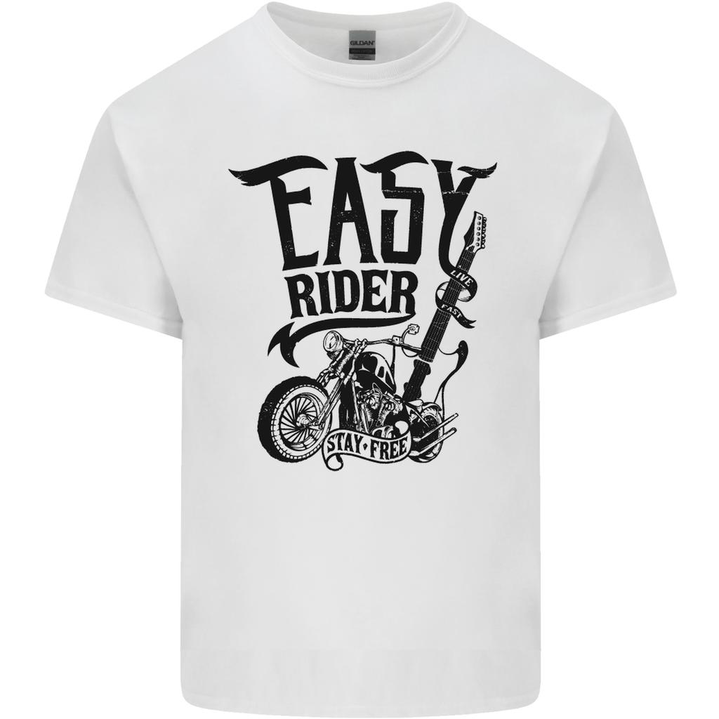 Easy Rider Motorcycle Motorbike Biker Unisexs Light Cotton TShirt