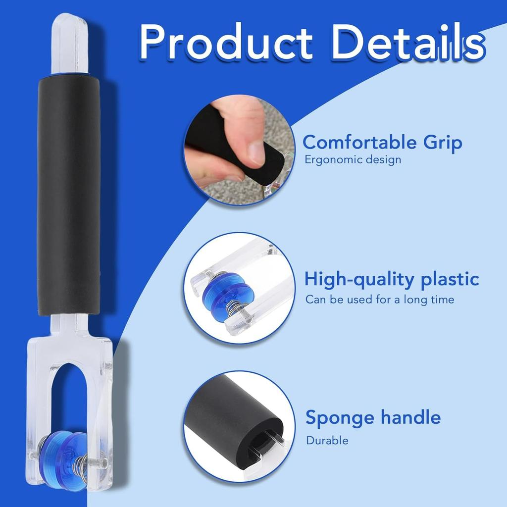 Premium Hand Foiler,Stained Glass Foiling Tool Multifunctional Foil Crimper Burnisher Aluminum Foil Burnisher for Precise Foiling Ideal for Art