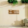 Rewritable WiFi Wall Stickers Wall Mounted WiFi Signage Vintage WiFi Indicator  Home Decor