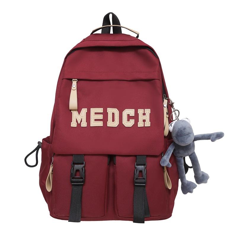 Ghiozdan pentru elevi ghiozdan de mare capacitate pentru liceu rucsac cu scrisori dama