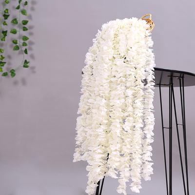 90cm Flower Garland Artificial Flower String Silk Cherry Blossom Ivy Vine for Home Garden Wedding Arch Decor