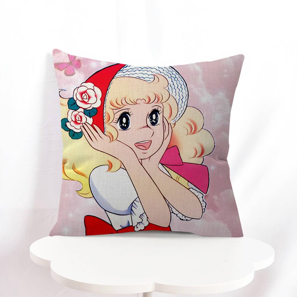 

Anime M-Manga C-Candy C-Candy Pillow Cover For Bedroom Room And Living Room Sofa Decorative Cushion Cover 16x16Inch
