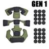 Tactical Wendy Helmet Adjustable Suspension System Fast MICH Helmet Protective Pads Gen4 Memory Spongy Foam Pad Helmet Accessory