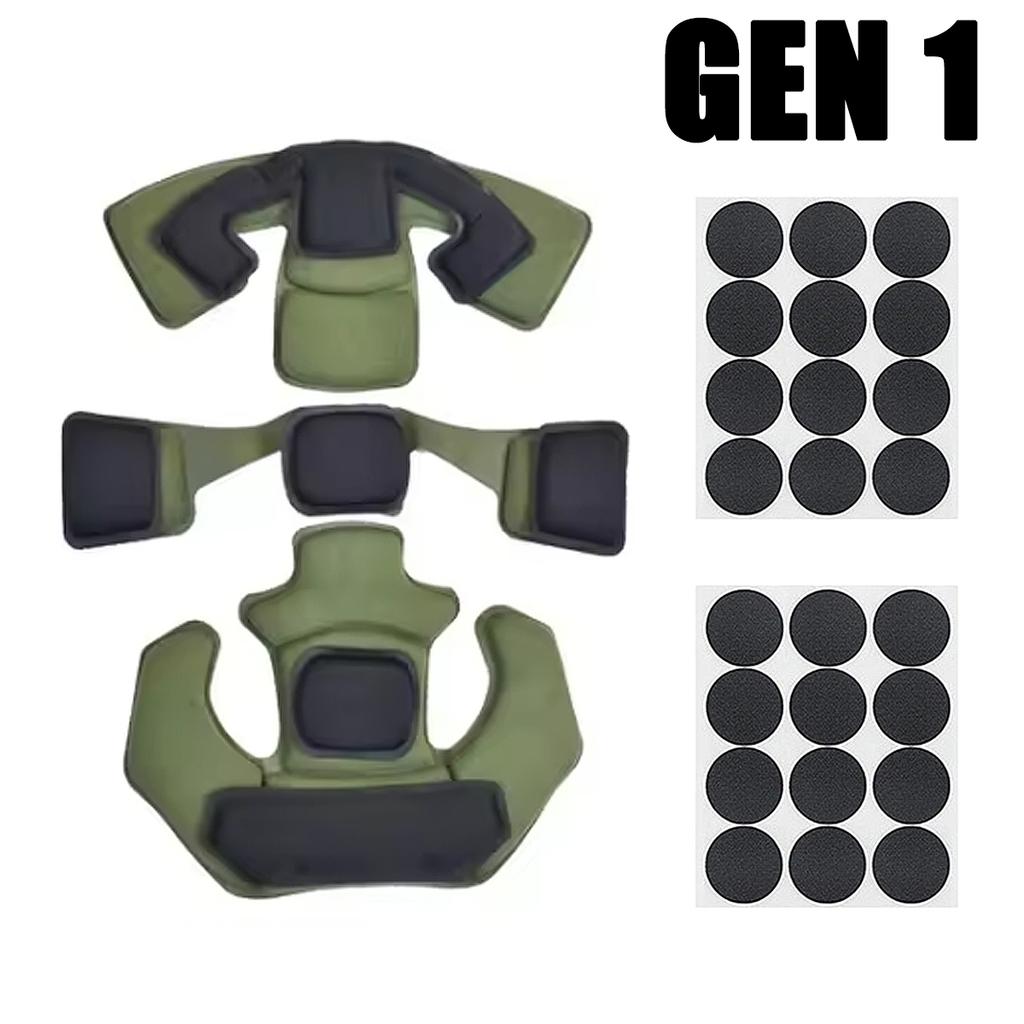 Tactical Wendy Helmet Adjustable Suspension System Fast MICH Helmet Protective Pads Gen4 Memory Spongy Foam Pad Helmet Accessory