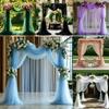 Draping Material 75cm X 6M Wedding Tulle Arch White Pink Elegant Draping Fabric Backdrop Decorative Tulle Wedding