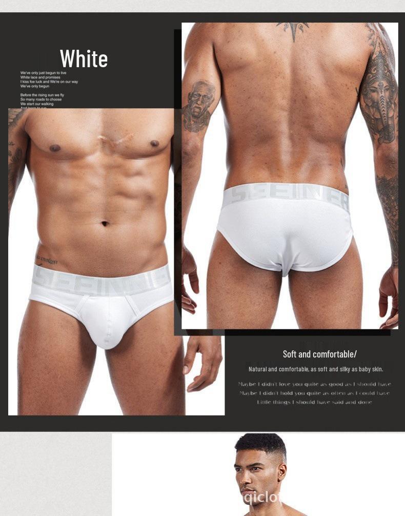 Men's Stylish Cotton Low-Rise U-Pouch Briefs - Comfortable, Trendy & Sexy