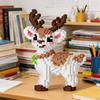 3200 peças Brinquedo de Blocos de Construção de Veado Fofo Modelo 3D de Montagem Brinquedo Infantil Decoração de Mesa Presente de Aniversário Infantil