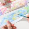 1 Roll Glittery Cute Cartoon Tape, Exquisite Cartoon Designs & Glitter Finish, Easy To Apply for Handmade Cards