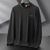 Dibinze Plus Size Round Neck Long Sleeve Base Shirt