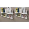 Day and Night - Day and Night Wall Shelves 4 Units White 120 Cm