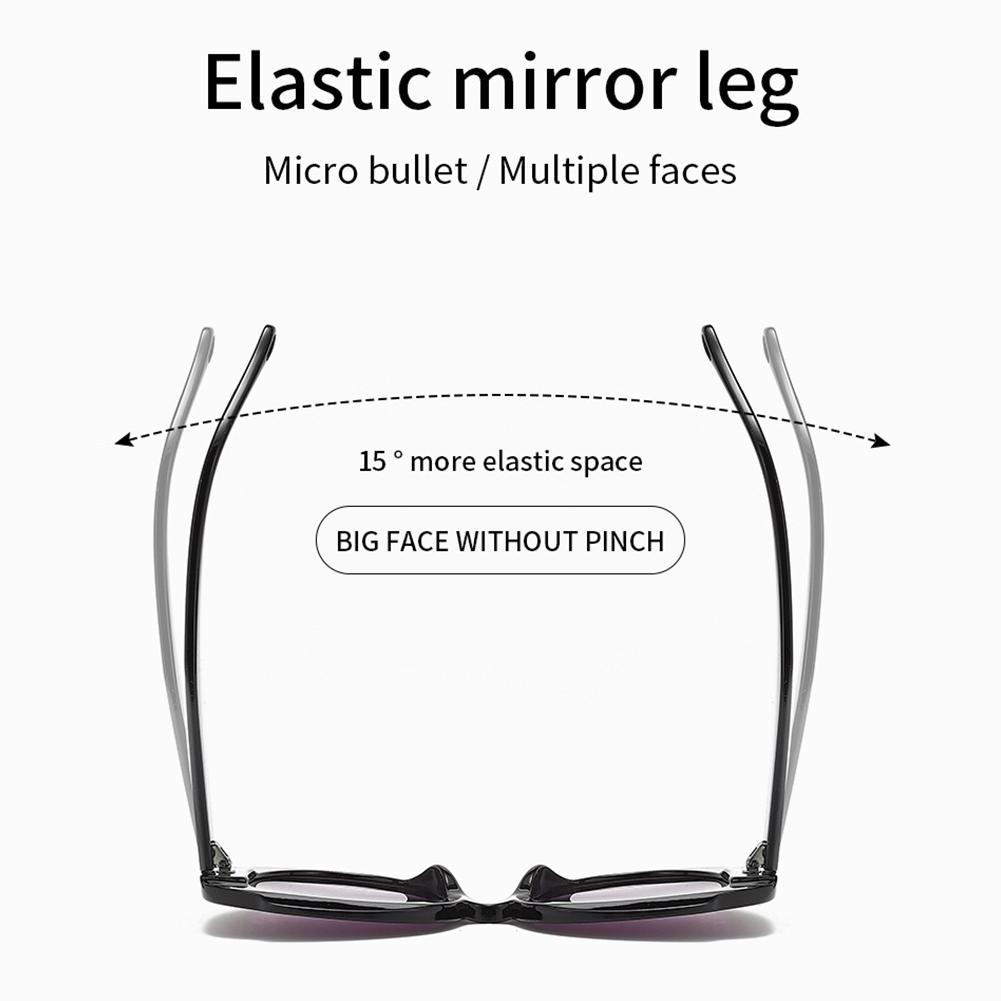 HD Modische Sonnenbrille Großes Gestell Farbverlauf UV-Schutz Sonnenbrille Für Autofahren Und Radfahren