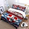 "Switzerland Flag Bedding Set" Bedding Duvet Cover Set Duvet Cover Pillowcases (1 * Duvet Cover 2 * Pillowcases, Without Duvet Insert)