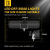 6Inch Car Light IP65 Waterproof LED Work Light Bar 12V Fog Headlight Driving Lamp For Car Motorcycle 3030 LED Chips White Yellow