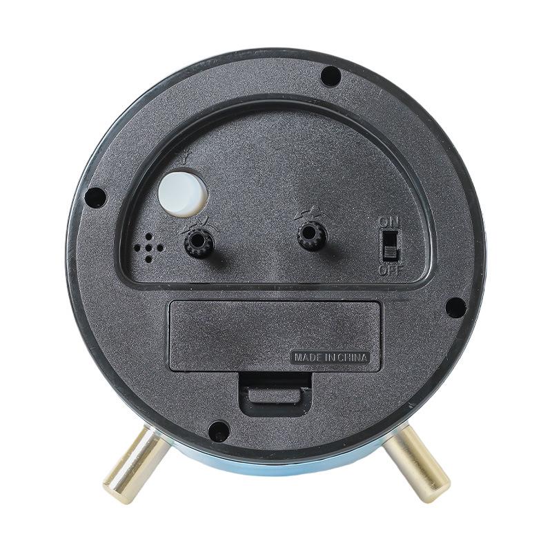 Nordic 4.5-Inch Silent Alarm Clock: Fashionable, Luminous, Light Luxury Desk Clock