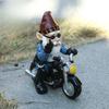 Cartoon Gnomes Statue Outdoor Garden Yard Decorations Cute Funny Dwarf Statue Middle Finger Gnome Creative Tree Hanging Ornament