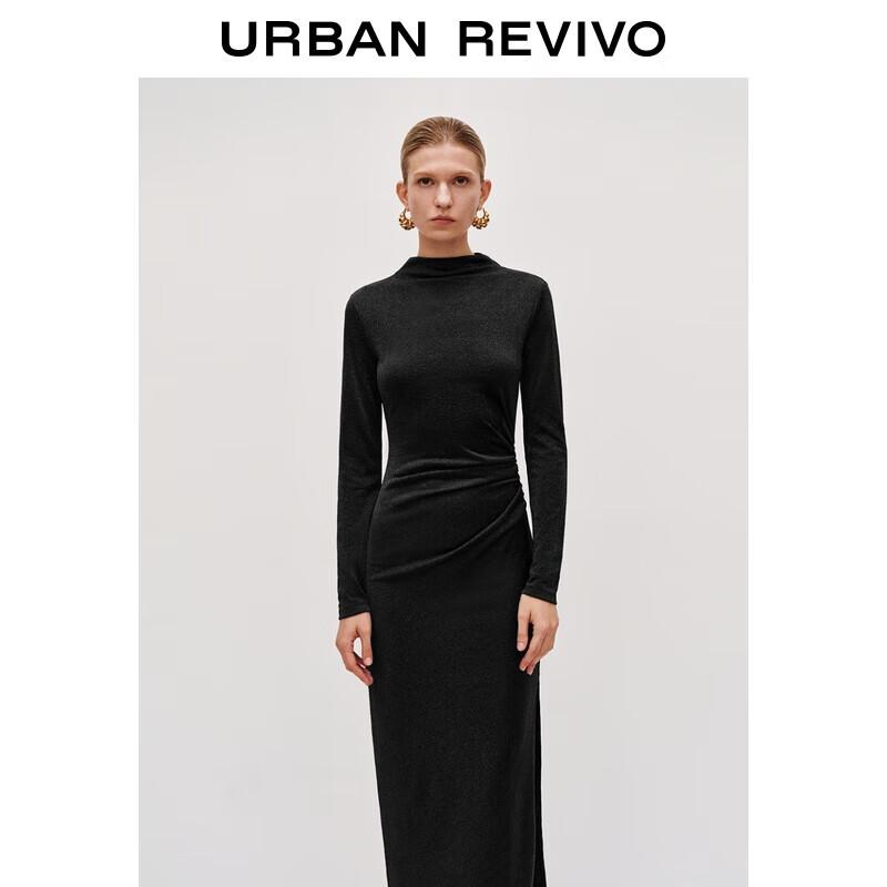 UR Women s Lurex Pleated Waist Dress M