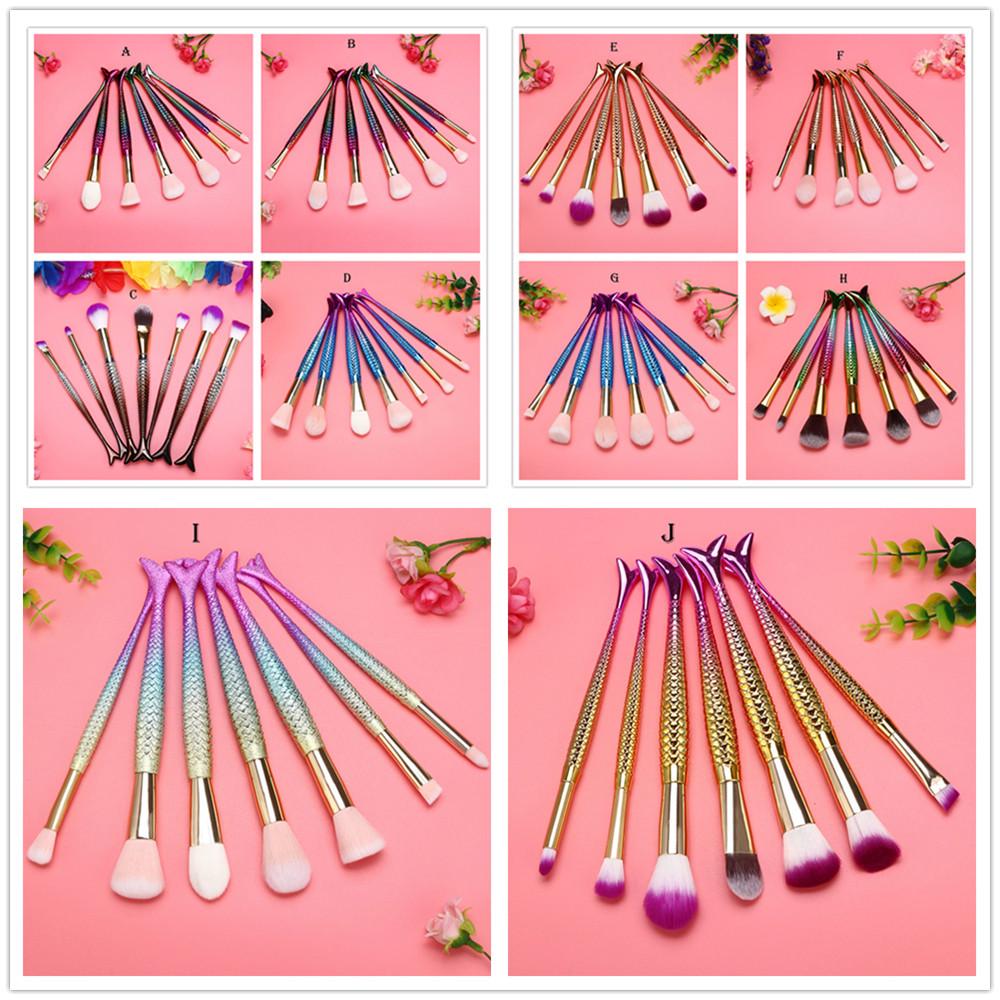 Buy 7 Pcs Makeup Brush Set Cosmetic Professional Face EyeShadow ...