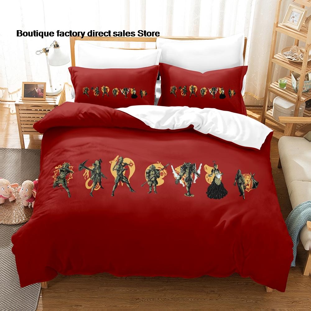 The Seven Deadly Sins Bedding Set 3D Printed Duvet Cover Pillowcase For Otaku Bedroom Home Textile Twin Full Queen King Size