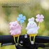 Pinwheel Paradise Tie-Up Doll: Cute Electric Car, Bicycle, Motorcycle, and Stroller Decoration