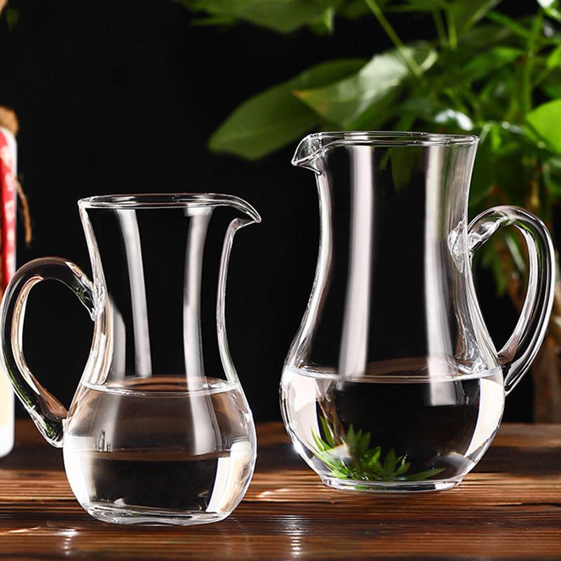 Baijiu Wine Decanter Set with Small Glasses and Measuring Cup - Ideal for Home or Restaurant Use