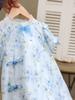 LUSON Children's Summer Chinese Style Floral Dress