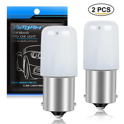 2st P21W Led 1156 BA15S 1157 BAY15D P21/5W R5W R10W Glödlampa 18SMD 3030 Bil Blinkersljus Backbromslampa 12V Vit Röd Gul