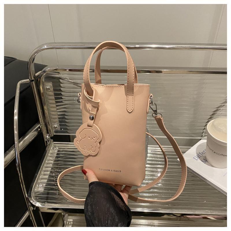 

Fashion portable vegetable basket bag women s spring new simple high-end versatile shoulder messenger bag розовый