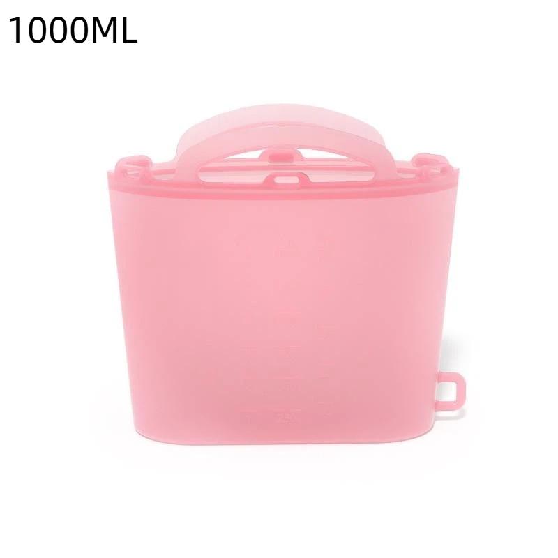 Saco Congelador 1000 1200 1500Ml Auto Selante À Prova de Vazamento Reutilizável Saco para Conservar Fresco Para Piquenique Refrigeração de Alimentos