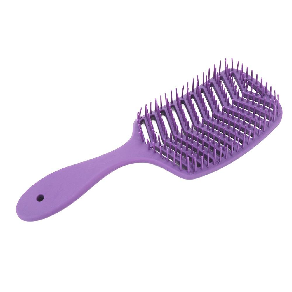 4pcs Ergonomic Design Curved Vent Brush Durable Styling Tool Home Use Vent Massage Brush  For Women