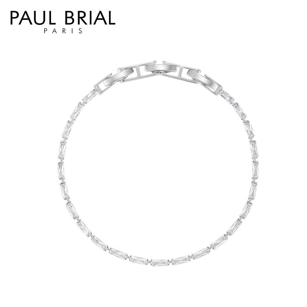 Paul Brial Baguette Single Row Bracelet Pkbb0282