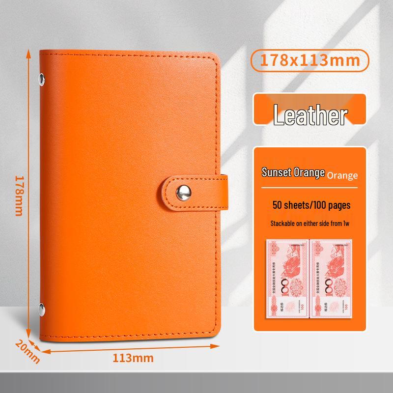 2025 Книга сбережений и учета наличных с зажимом для банкнот