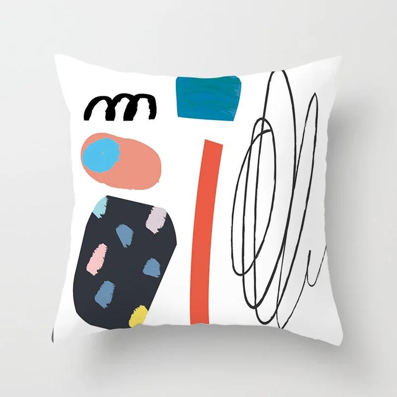 Cartoon Cute Pattern Pillowcase Office Living Room Car Ornaments Home Pillowcase
